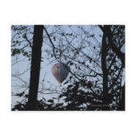 Hot air balloon Through Trees Postcard
