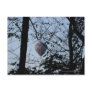 Hot air balloon Through Trees Postcard