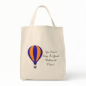 Hot Air Balloonist Saying Tote Bag