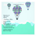 Hot Air Balloons Baby Shower Boy Invitation