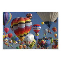 HOT AIR BALLOONS by SHARON SHARPE Photographic Print