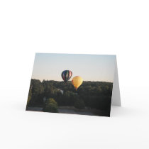 Hot Air Balloons Card
