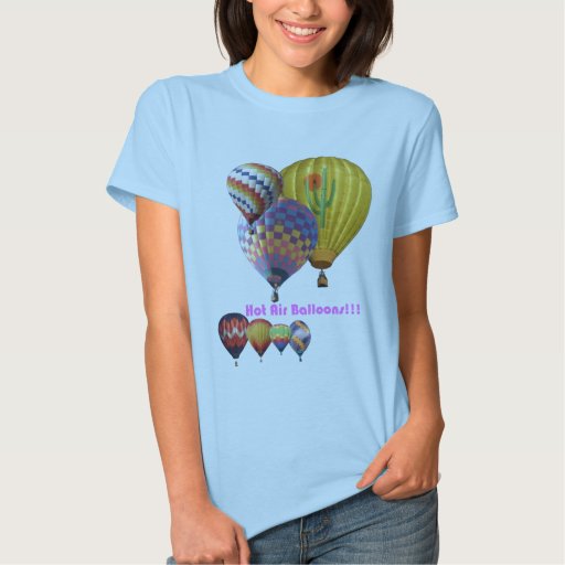 Hot Air Balloons Collage T Shirt Zazzle 5811