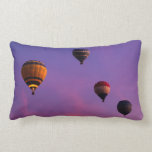 Hot Air Balloons in Flight Throw Pillows