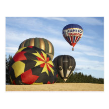 Hot Air Balloons near Wanaka, South Island, New Post Cards