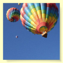 Hot Air Balloons Up Above Poster posters