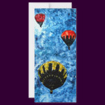 hot air balloons watercolor painting illustration