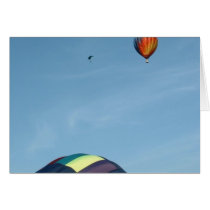 Hot air balloons, with parachute cards by bluebirdcanflyphotos Hot air balloons, with parachute cards