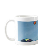 Hot air balloons, with parachute mugs by bluebirdcanflyphotos Hot air balloons, with parachute mugs