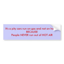 Hot Air bumper stickers
