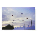 Hot Aire Balloons over Indianapolis posters