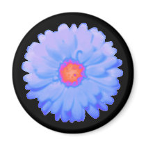 Hot and Cold Marigold Magnet