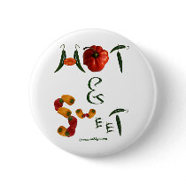 Hot and Sweet Pinback Button
