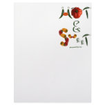 Hot and Sweet Letterhead Template