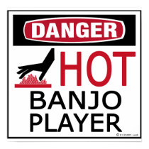 Hot Banjo Player posters by Danger_Instrument Hot Banjo Player posters