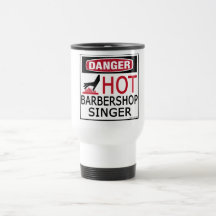 Hot Barbershop Singer Coffee Mugs