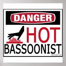 Hot Bassoonist Posters