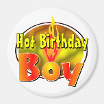 Hot Birthday Boy Fridge Magnets