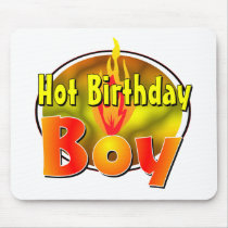 Hot Birthday Boy mousepads