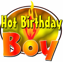 Hot Birthday Boy Photo Cut Outs