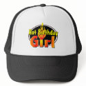 Hot Birthday Girl hats