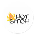 Hot Bitch (Flames) stickers