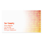 Hot bits gradient pattern business card