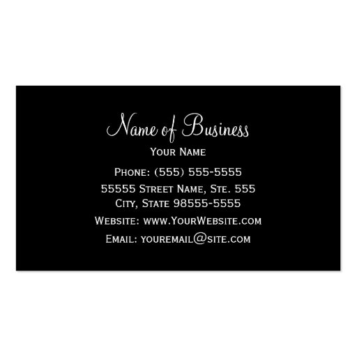 Hot Black Cosmetology Red Lips Makeup Artist Business Card Templates (back side)
