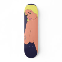 hot blonde beach bade skateboards by billyard hot blonde beach bade skateboards