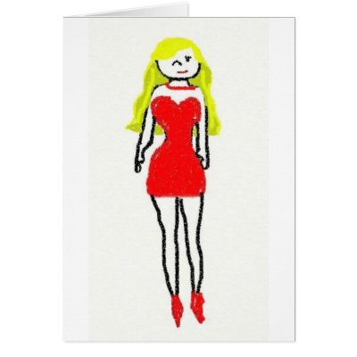 Hot Blonde Card by JoJy45