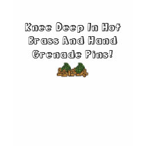 Hot Brass & Hand Grenade Pins t-shirts