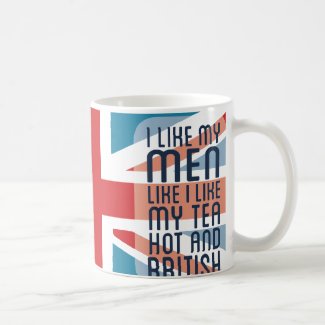 Hot & British Men & Tea Mugs