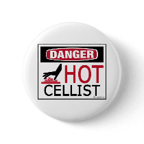 Hot Cellist Pin