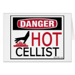 Hot Cellist Cards