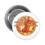Hot Celtic Dragonfly Button