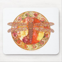 Hot Celtic Dragonfly Mousepad