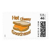 Hot Cheesy Goodness Grilled Cheese Sandwich Postage