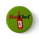Hot Chef buttons by cooltees Hot Chef buttons