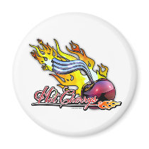 Hot Cherrys Magnet