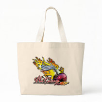 Hot Cherrys Tote Canvas Bags