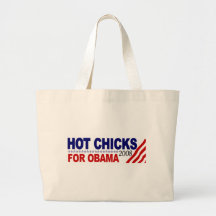 Hot Chicks For Obama Canvas Bag