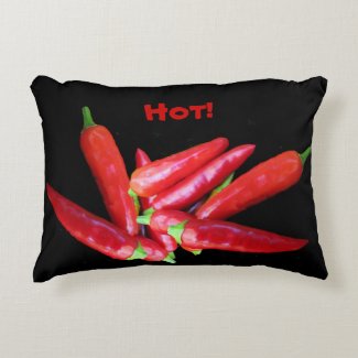 Hot Chili Peppers Accent Pillow