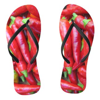 Hot Chili Peppers Flip Flops