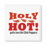 hot chili peppers refrigerator magnet