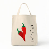 Hot Chili Peppers Recycle Grocery Bag