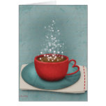 Hot chocolate greeting card