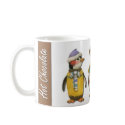 Hot Chocolate Penguin Mug by touchministry Hot Chocolate Penguin Mug
