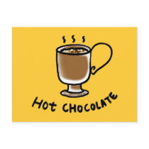 Hot chocolate postcards