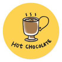 Hot chocolate stickers