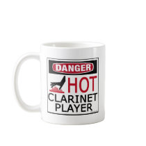 Hot Clarinet Player Coffee Mug